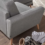 3-Sitzer Sofa Narnia, Grau (6939537014990)